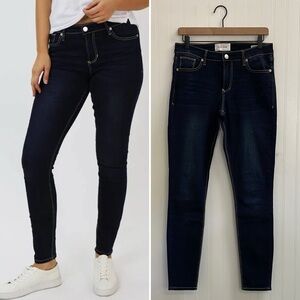 DEAR JOHN Gisele High Rise Dark Wash Skinny Jeans in Cameron Size 27